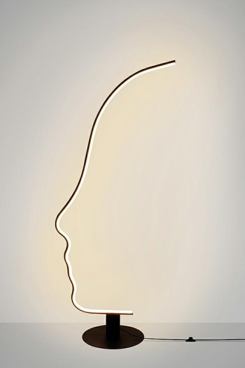 MOOSEE lampa podłogowa FACE FLOOR czarna