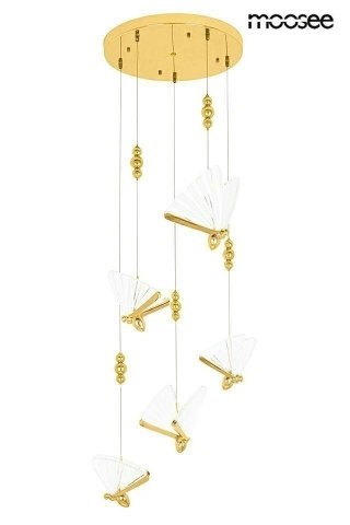 MOOSEE lampa wisząca BUTTERFLY DISC 5 złota