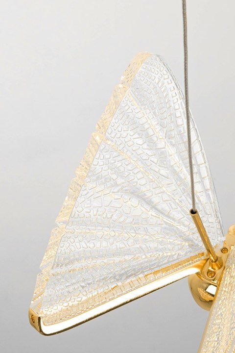 Moosee MOOSEE lampa wisząca BUTTERFLY DISC 5 złota