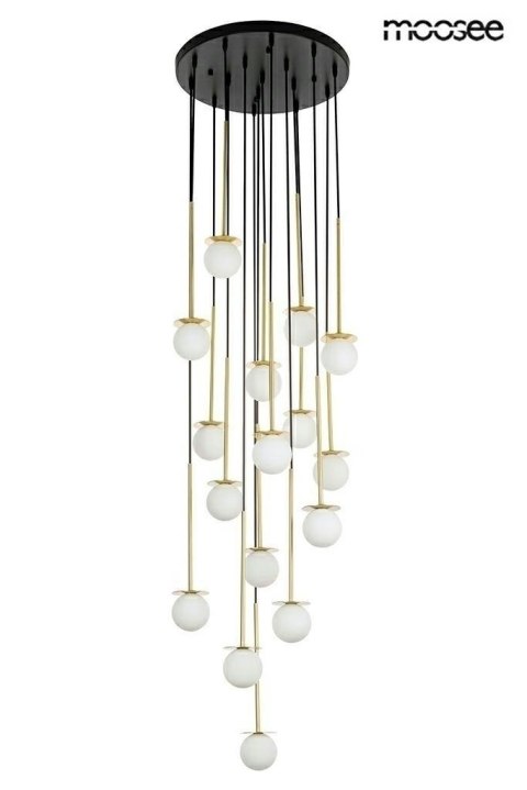 Moosee MOOSEE lampa wisząca CANNON DISC 16 złota