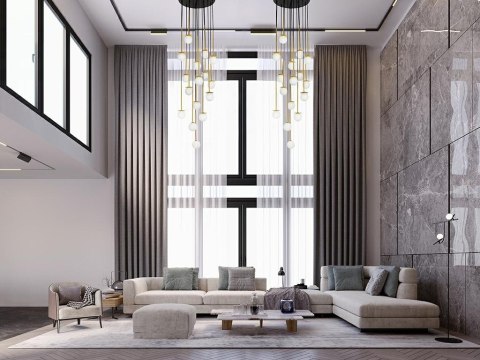 Moosee MOOSEE lampa wisząca CANNON DISC 16 złota