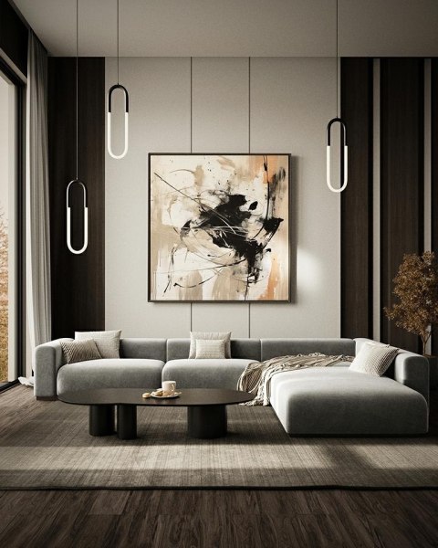 Moosee MOOSEE lampa wisząca PUZO S czarna