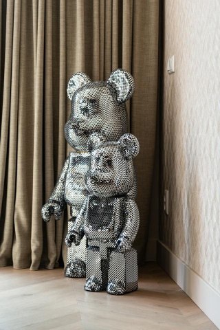 Richmond Interiors RICHMOND dekoracja BEAR S czarna