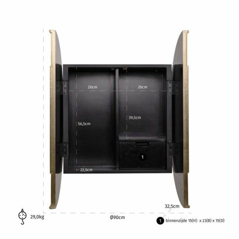 RICHMOND szafka ścienna BOWIE