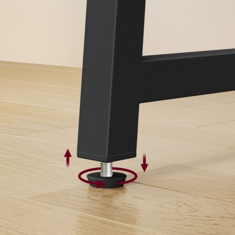 Biurko Komputerowe MAX 1.0 - czarne / nogi czarne