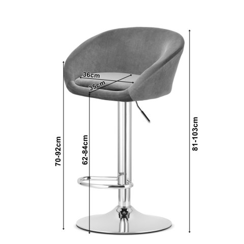 Hoker EAST - aksamit czarny / baza czarna x 2