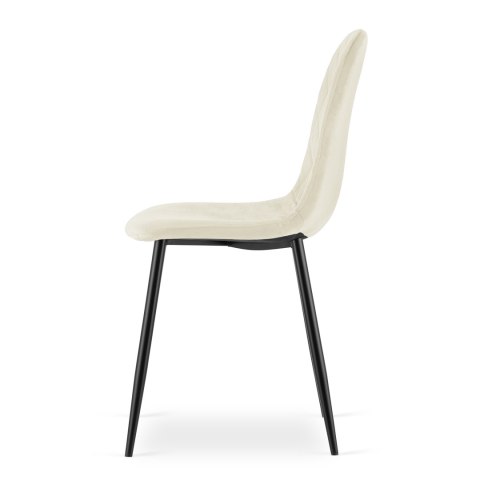 Krzesło ASTI - beż aksamit x 3