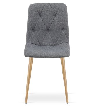 Krzesło LIBRA - ciemny szary materiał / nogi kolor drewna x 1