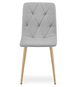 Krzesło LIBRA - jasny szary materiał / nogi kolor drewna x 1