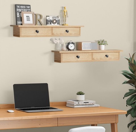 Wisząca Szafka z Szufladami - sonoma - LWS865B11