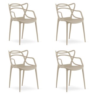 Krzesło KATO - beż x 4