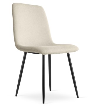 Krzesło RIFT - beż / nogi kolor czarny x 4
