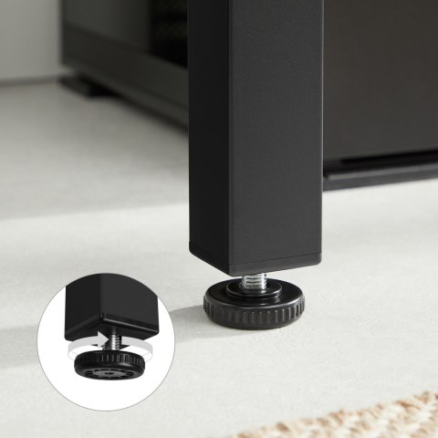 Stół TESSA 120cm x 60cm - artisan / czarne nogi