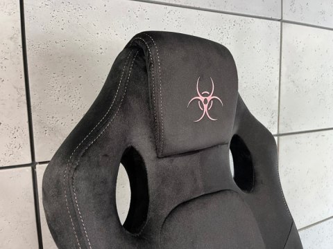 Fotel obrotowy do biurka CARRERA M ALCANTARA BLACK STAR