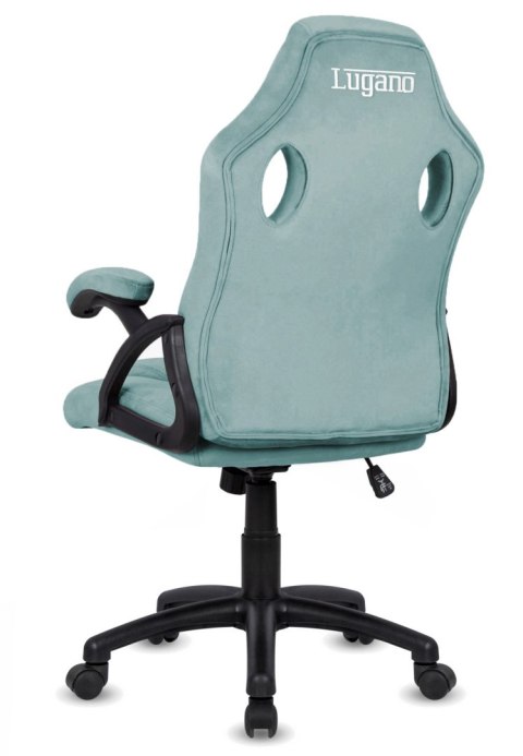 Fotel obrotowy do biurka CARRERA M ALCANTARA BLUE DUST