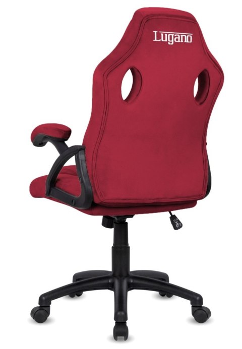 Fotel obrotowy do biurka CARRERA M ALCANTARA BURGUNDY