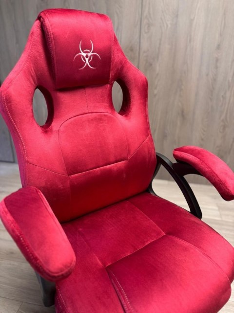 Fotel obrotowy do biurka CARRERA M ALCANTARA BURGUNDY