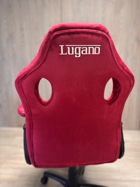 Fotel obrotowy do biurka CARRERA M ALCANTARA BURGUNDY