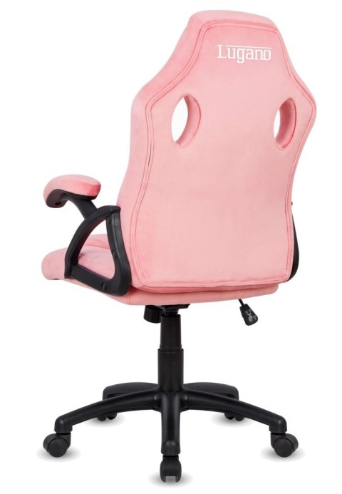 Fotel obrotowy do biurka CARRERA M ALCANTARA CARO PINK