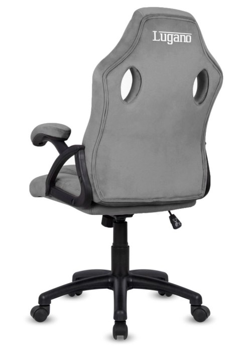 Fotel obrotowy do biurka CARRERA M ALCANTARA GREY NEW