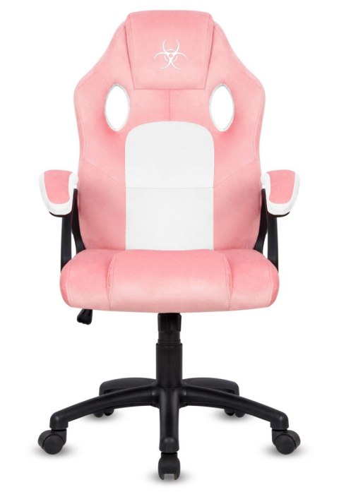 Fotel obrotowy do biurka CARRERA M ALCANTARA PINK FROST