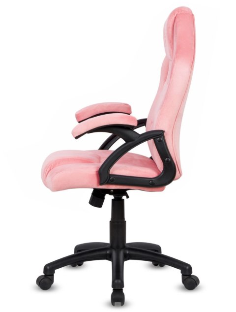 Fotel obrotowy do biurka CARRERA M ALCANTARA PINK