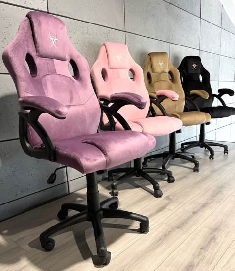 Fotel obrotowy do biurka CARRERA M ALCANTARA PURPLE