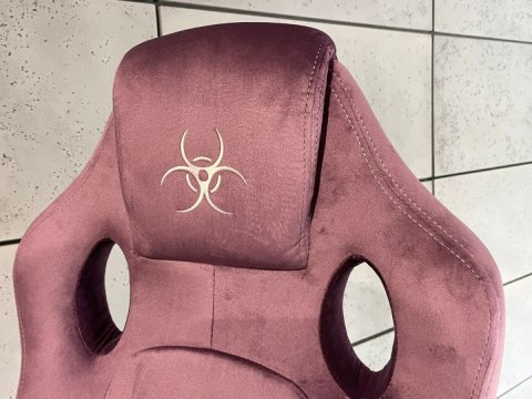 Fotel obrotowy do biurka CARRERA M ALCANTARA PURPLE