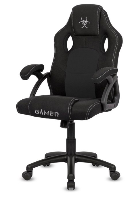 Fotel obrotowy do biurka CARRERA M BLACK FABRIC