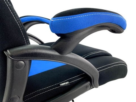 Fotel obrotowy do biurka CARRERA M BLUE FABRIC