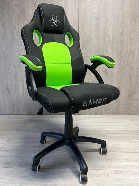 Fotel obrotowy do biurka CARRERA M GREEN FABRIC