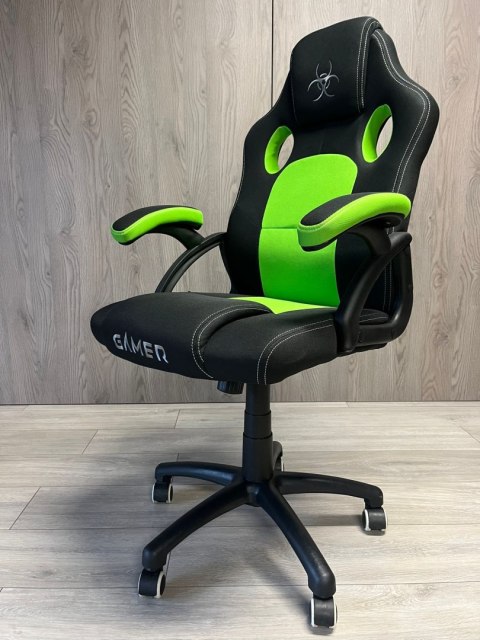 Fotel obrotowy do biurka CARRERA M GREEN FABRIC