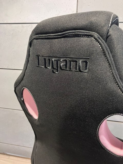 Fotel obrotowy do biurka CARRERA M PINK FABRIC