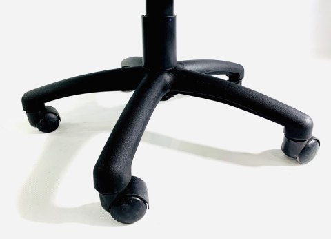 Fotel obrotowy do biurka CARRERA M STONE GREY + PINK FABRIC