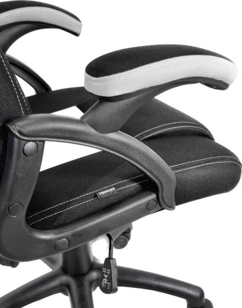 Fotel obrotowy do biurka CARRERA M WHITE FABRIC