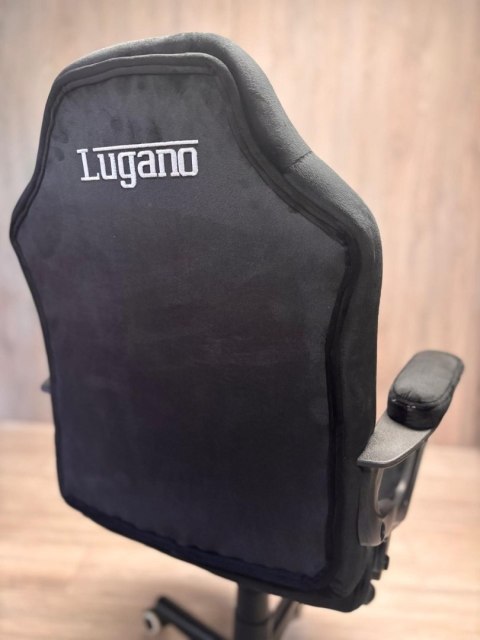 Fotel obrotowy do biurka MARIO ALCANTARA BLACK + PINK