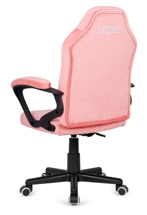 Fotel obrotowy do biurka MARIO ALCANTARA CARO PINK