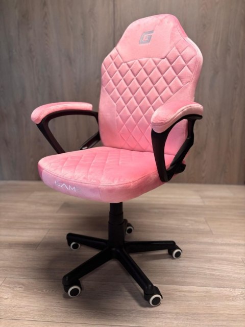 Fotel obrotowy do biurka MARIO ALCANTARA CARO PINK