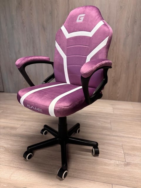 Fotel obrotowy do biurka MARIO ALCANTARA PURPLE + WHITE