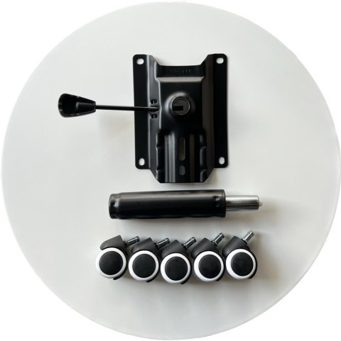 Fotel obrotowy do biurka MARIO ALCANTARA PURPLE + WHITE