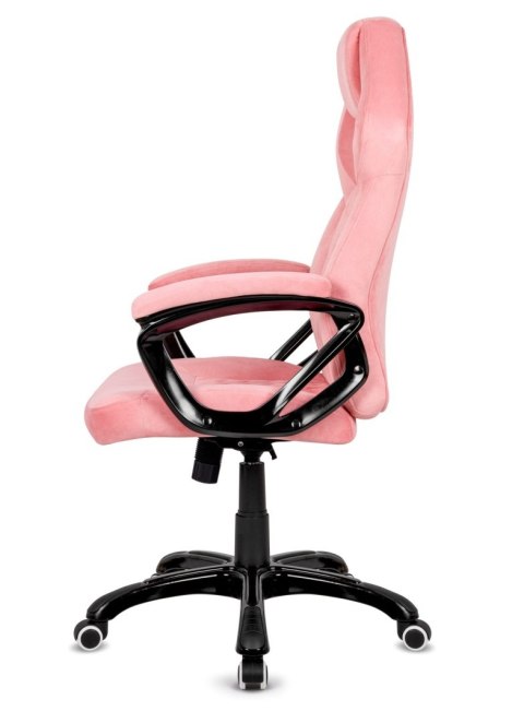 Fotel obrotowy do biurka SPIDER PINK ALCANTARA