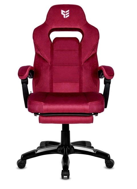 Fotel obrotowy do biurka TITAN BURGUNDY ALCANTARA PRO