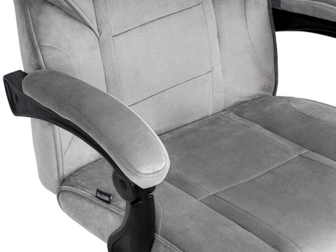 Fotel obrotowy do biurka TITAN GREY ALCANTARA BASIC