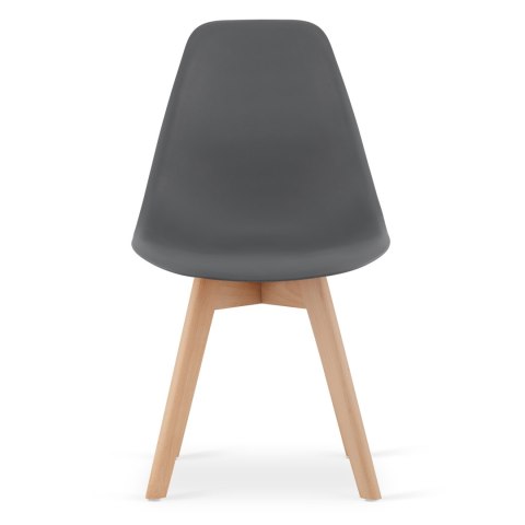 Krzesło KITO ciemnoszare / nogi naturalne x 4