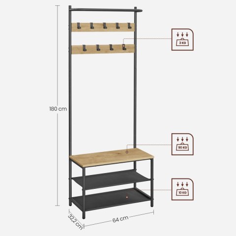 Wieszak Stojak na Ubrania - artisan - HSR411B88