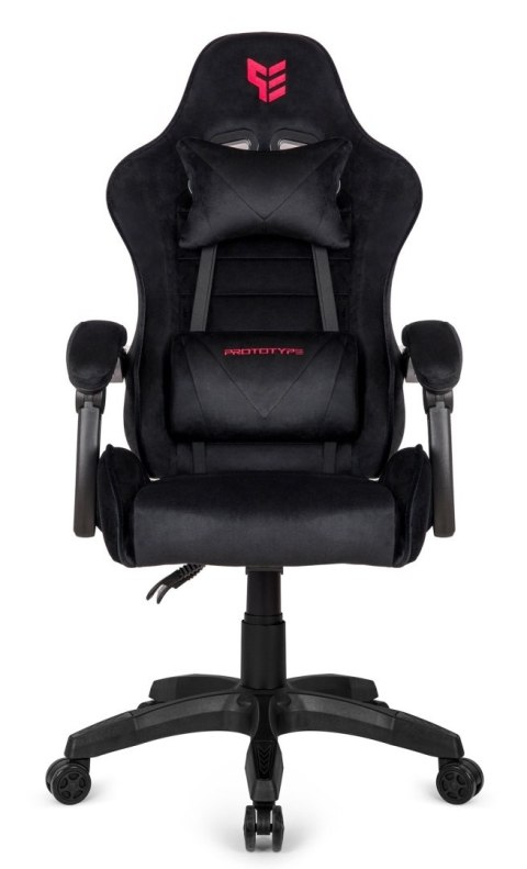 Fotel obrotowy gamingowy ENZO XL BLACK ALCANTARA