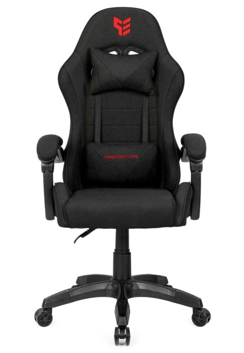 Fotel obrotowy gamingowy ENZO XL BLACK FABRIC