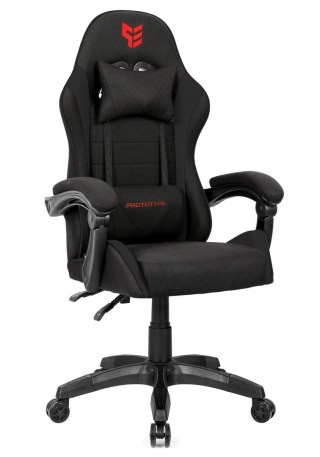 Fotel obrotowy gamingowy ENZO XL BLACK FABRIC