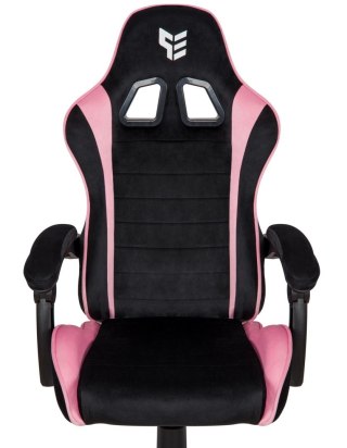 Fotel obrotowy gamingowy ENZO XL BLACK PINK ALCANTARA