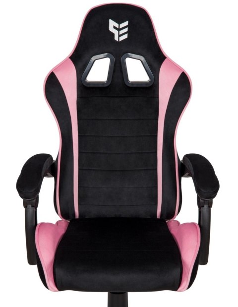 Fotel obrotowy gamingowy ENZO XL BLACK PINK ALCANTARA